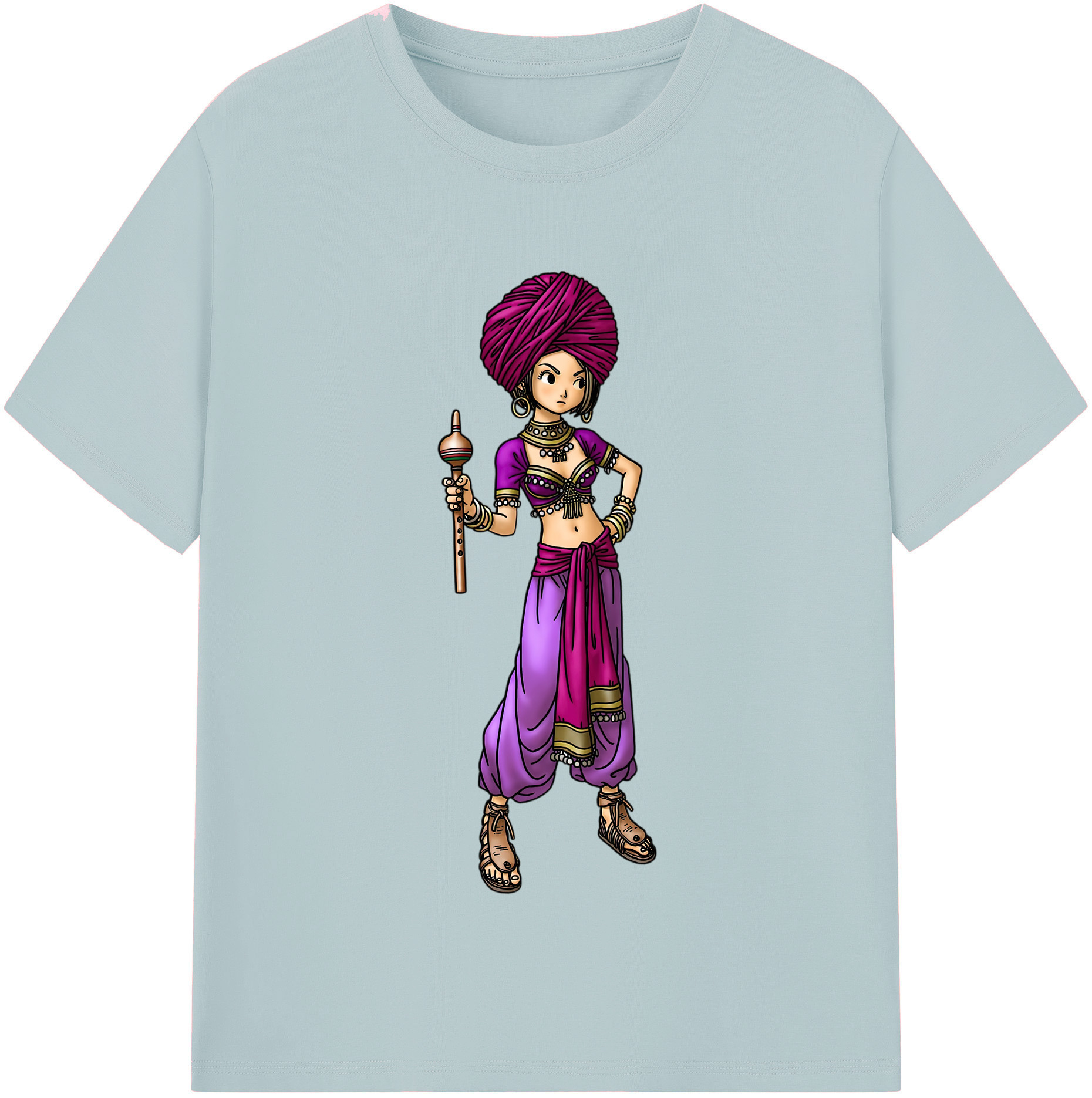 （画像用） ドラゴンクエスト Doragon Kuesuto Dragon Quest 綿100％半袖Tシャツ（フロントプリント）